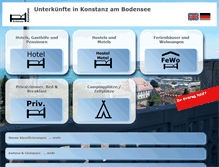 Tablet Screenshot of konstanz-unterkunft.de